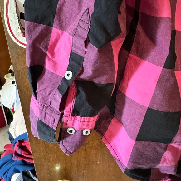 🌟 EUC-Lane Bryant Pink Black Buffalo Check- Sz 18 - Picture 4 of 7